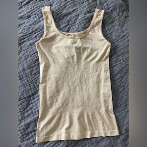 Vintage nude shapewear tank top size medium/large